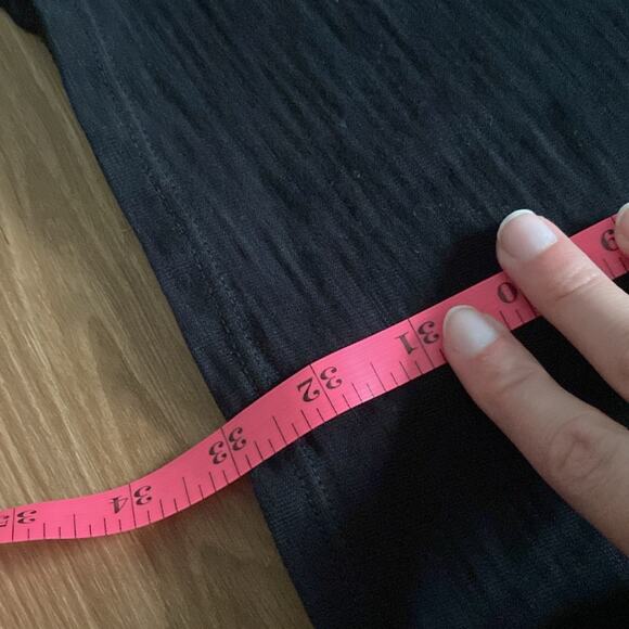 Nation LTD Mallory T-shirt flutter sleeve mini dress in jet black sz S - Picture 9 of 9